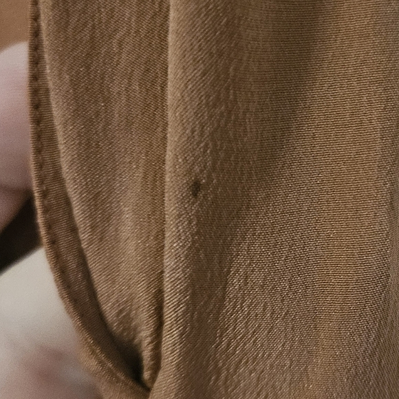 Joie High Rise Wide Leg Pants Women's Size M Apricote Vintage Wash 100% Silk - Picture 6 of 7